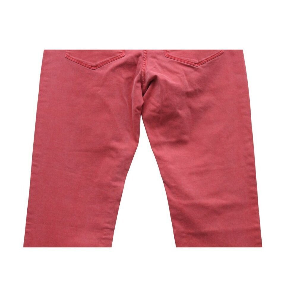 NWT J Jill Jeans Size 6 Authentic Fit Cropped Red Mid Rise Stretch Denim Preppy - Picture 9 of 13